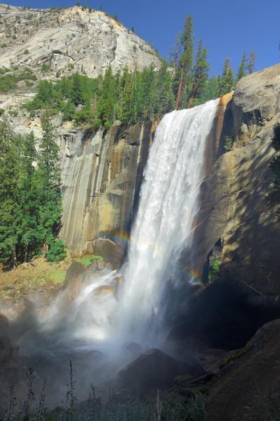 Vernal Falls - Yosemite National Park Postcard Front