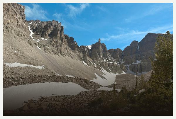 Rocky outcrop – Great Basin National Park Postcard Front