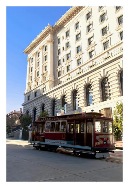 Cable Car – San Francisco, California Postcard Front