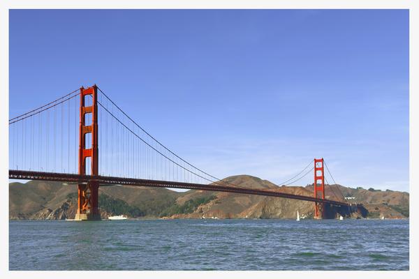 Golden Gate Bridge – SF, California Postcard Front